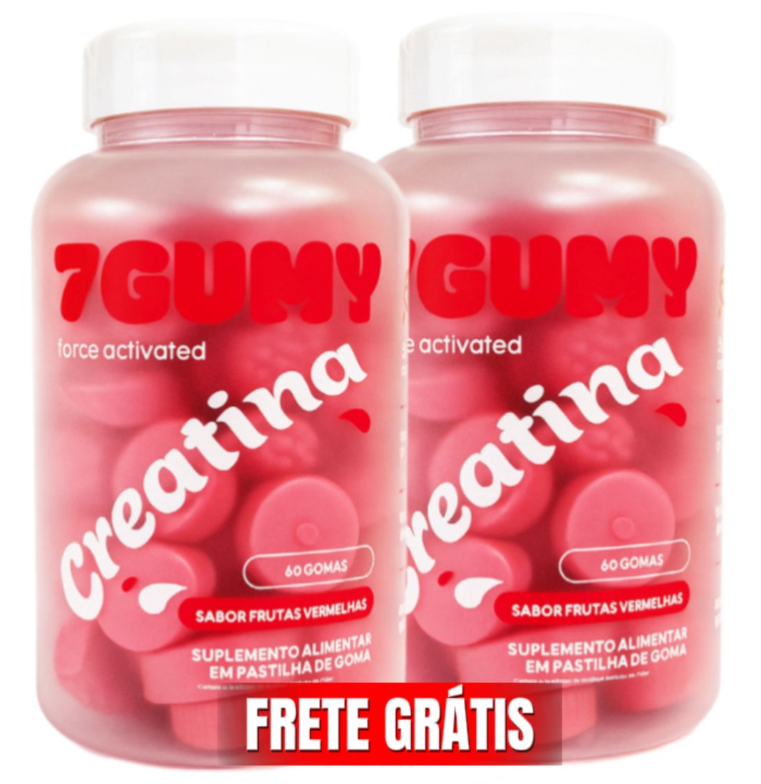 2 Unidades 7Gumy Frutas Vermelhas